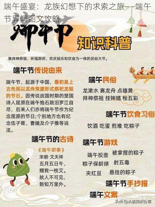 端午盛宴:龙族幻想下的求索之旅——端午节异闻图文攻略