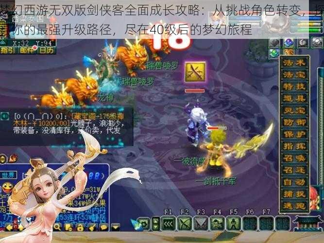 梦幻西游无双版剑侠客全面成长攻略:从挑战角色转变,探寻你的最强升级路径,尽在40级后的梦幻旅程
