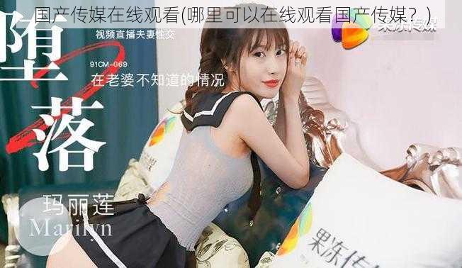 国产传媒在线观看(哪里可以在线观看国产传媒?)