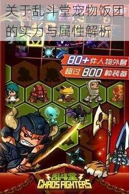 关于乱斗堂宠物饭团的实力与属性解析
