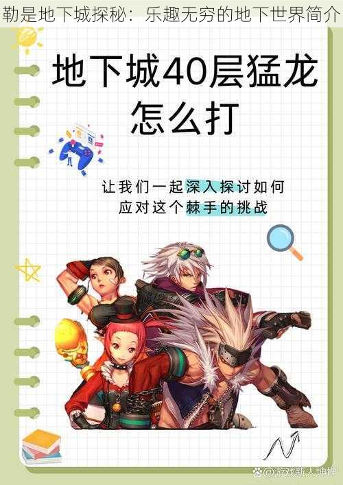 勒是地下城探秘:乐趣无穷的地下世界简介
