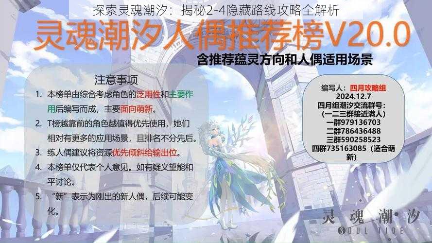 探索灵魂潮汐:揭秘2-4隐藏路线攻略全解析