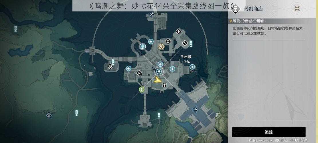 《鸣潮之舞：妙弋花44朵全采集路线图一览》