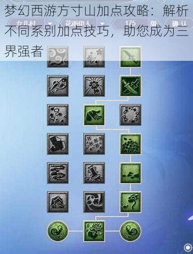 梦幻西游方寸山加点攻略:解析不同系别加点技巧,助您成为三界强者