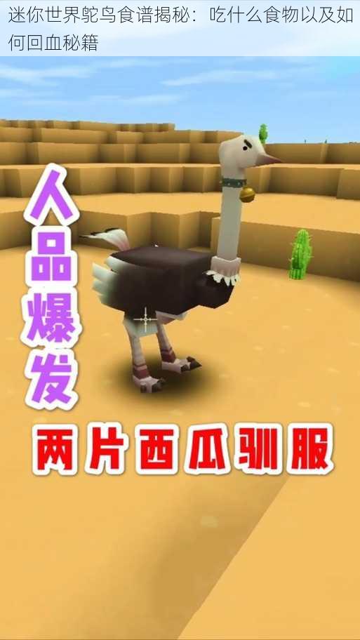 迷你世界鸵鸟食谱揭秘:吃什么食物以及如何回血秘籍