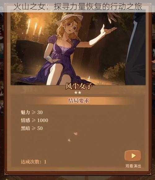 火山之女:探寻力量恢复的行动之旅