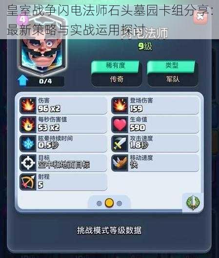 皇室战争闪电法师石头墓园卡组分享:最新策略与实战运用探讨