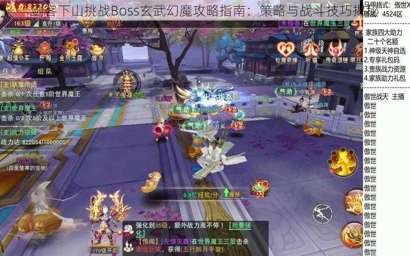 剑客下山挑战Boss玄武幻魔攻略指南:策略与战斗技巧揭秘