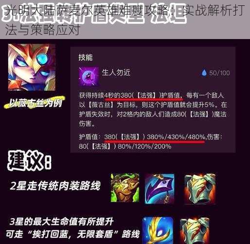 光明大陆萨麦尔英雄难度攻略:实战解析打法与策略应对