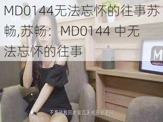 MD0144无法忘怀的往事苏畅,苏畅:MD0144 中无法忘怀的往事