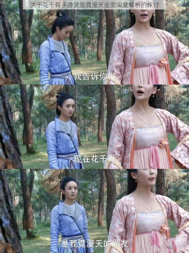 关于花千骨手游灵宠霓漫天全面深度解析的探讨