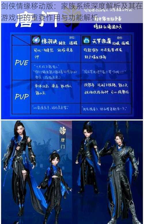 剑侠情缘移动版:家族系统深度解析及其在游戏中的重要作用与功能解析