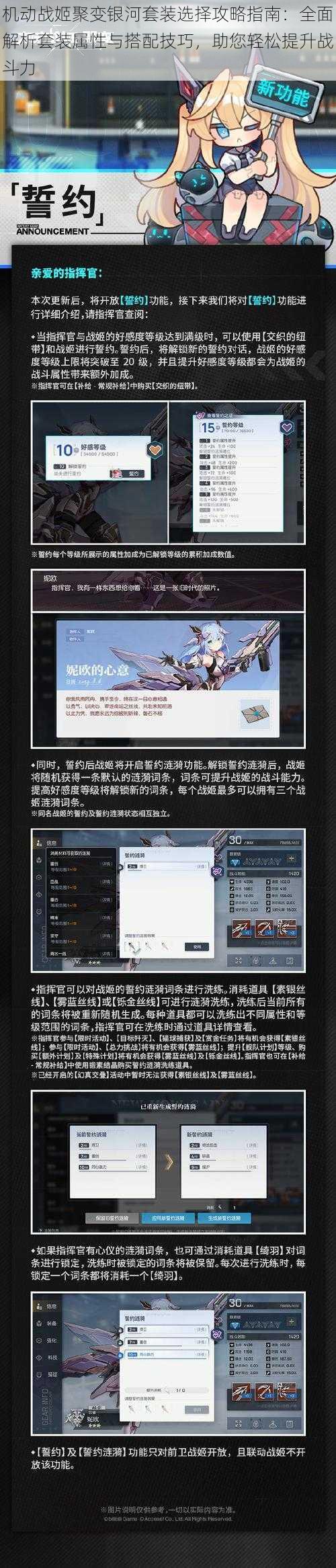 机动战姬聚变银河套装选择攻略指南:全面解析套装属性与搭配技巧,助您轻松提升战斗力