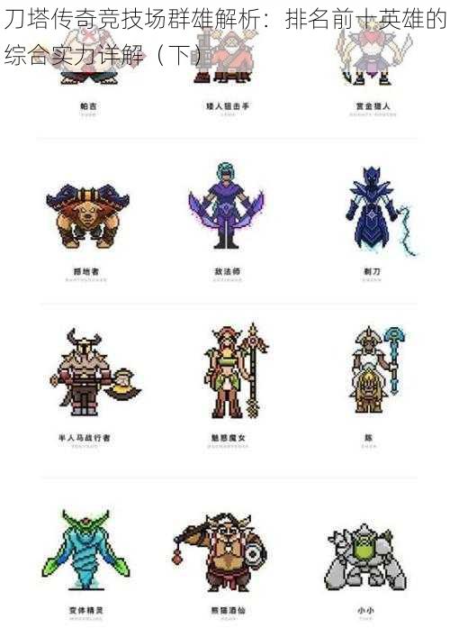 刀塔传奇竞技场群雄解析:排名前十英雄的综合实力详解(下)