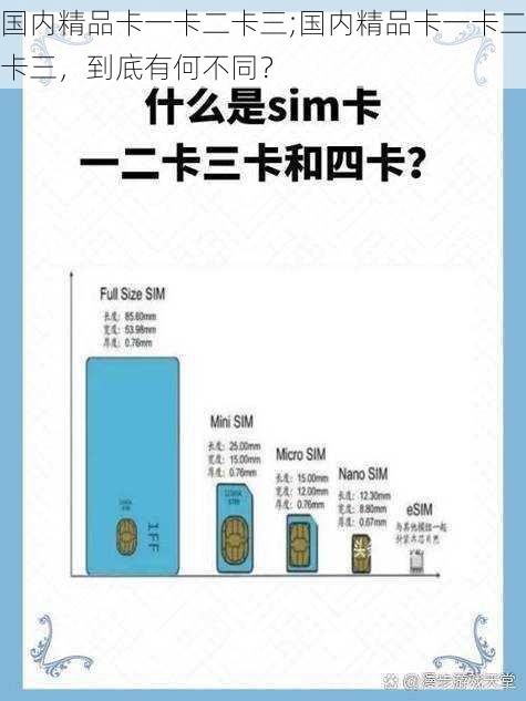 国内精品卡一卡二卡三;国内精品卡一卡二卡三，到底有何不同？