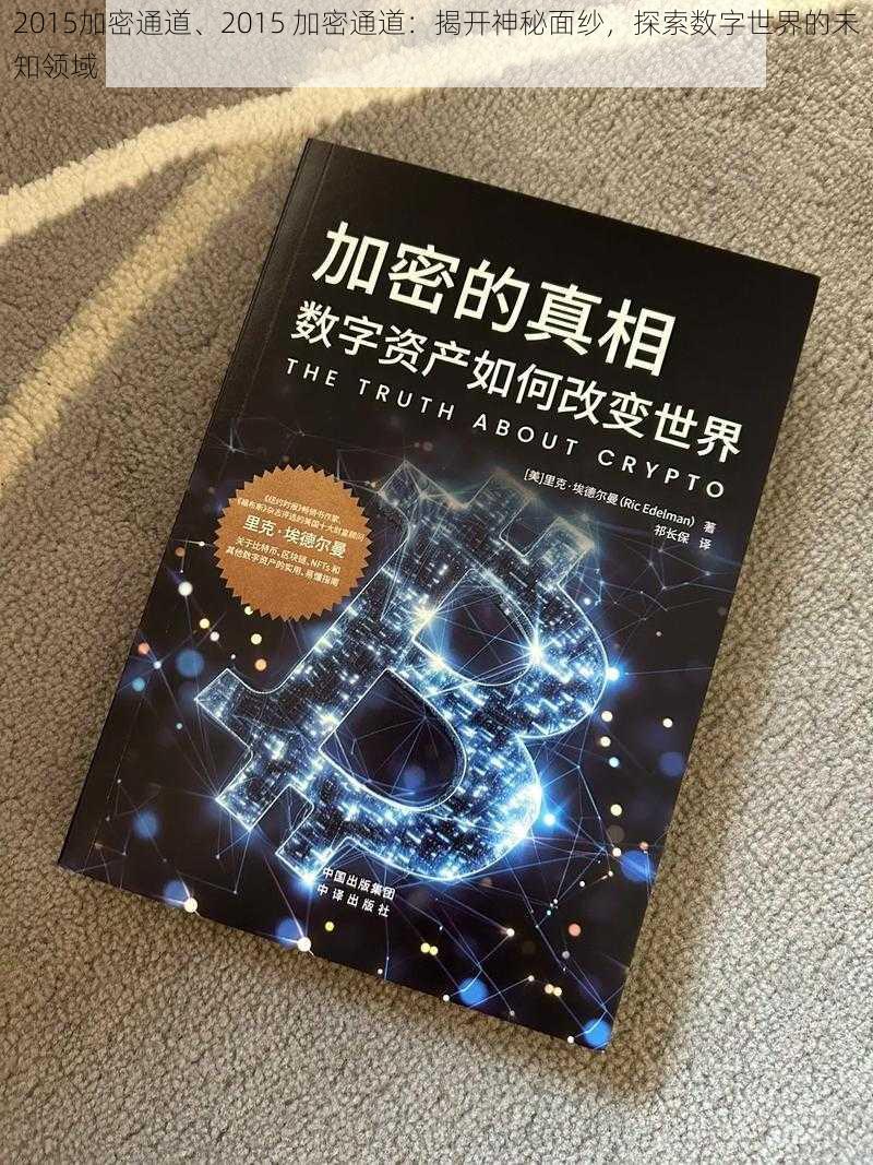 2015加密通道、2015 加密通道：揭开神秘面纱，探索数字世界的未知领域