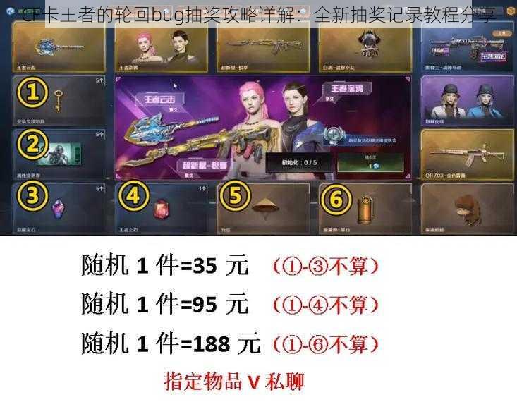 CF卡王者的轮回bug抽奖攻略详解:全新抽奖记录教程分享