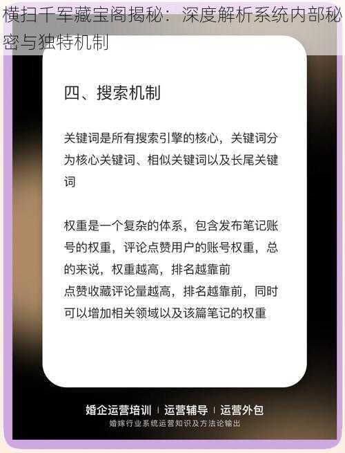 横扫千军藏宝阁揭秘：深度解析系统内部秘密与独特机制