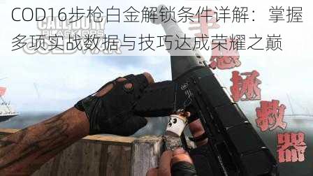 COD16步枪白金解锁条件详解：掌握多项实战数据与技巧达成荣耀之巅