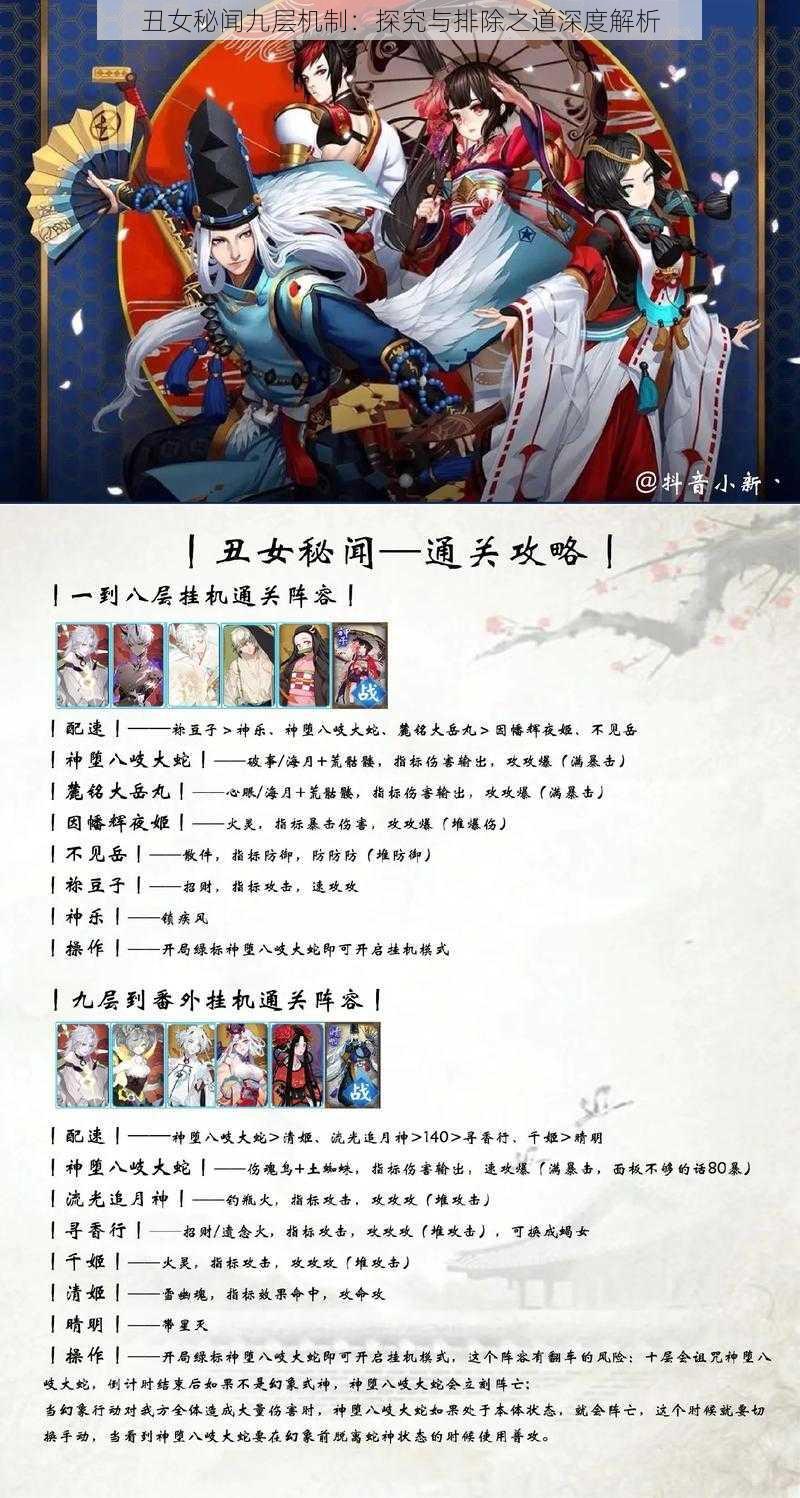 丑女秘闻九层机制:探究与排除之道深度解析
