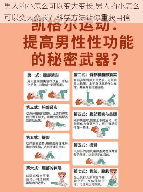男人的小怎么可以变大变长,男人的小怎么可以变大变长?科学方法让你重获自信