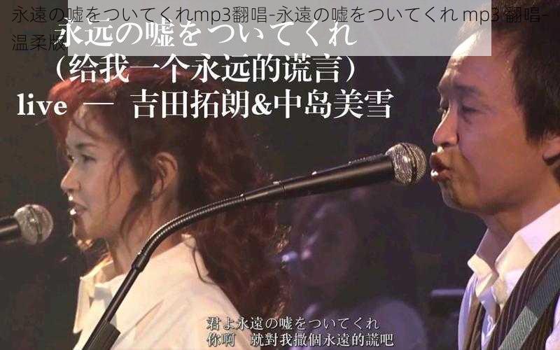 永遠の嘘をついてくれmp3翻唱-永遠の嘘をついてくれ mp3 翻唱-温柔版