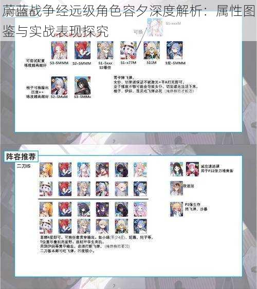 蔚蓝战争经远级角色容夕深度解析:属性图鉴与实战表现探究