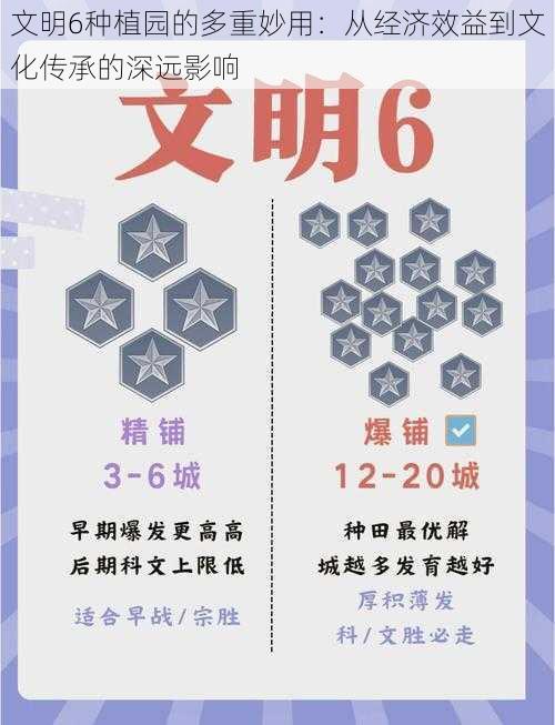 文明6种植园的多重妙用:从经济效益到文化传承的深远影响