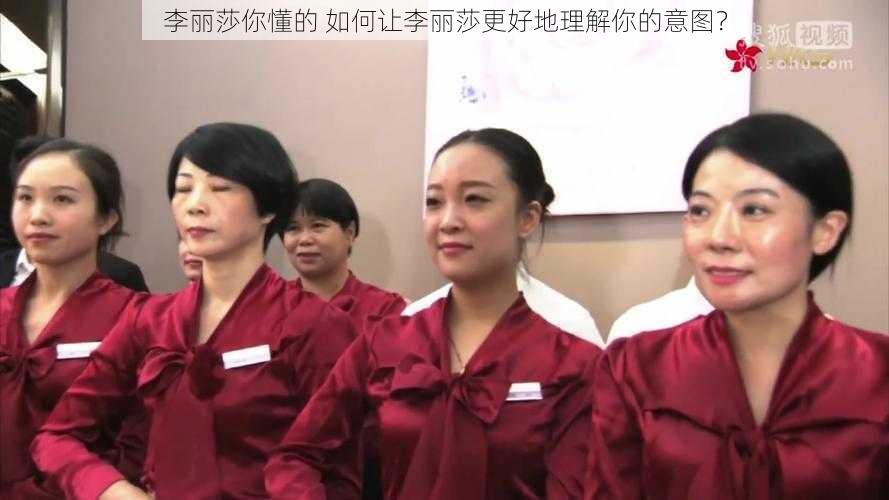 李丽莎你懂的 如何让李丽莎更好地理解你的意图?