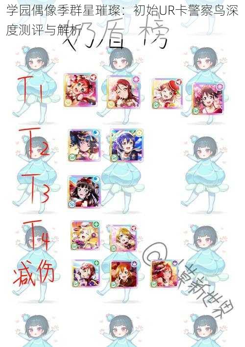 学园偶像季群星璀璨:初始UR卡警察鸟深度测评与解析