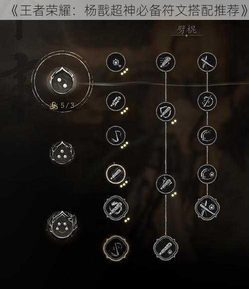 《王者荣耀:杨戬超神必备符文搭配推荐》