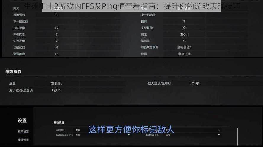 生死狙击2游戏内FPS及Ping值查看指南：提升你的游戏表现技巧