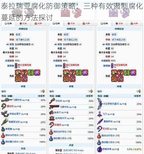 泰拉瑞亚腐化防御策略:三种有效遏制腐化蔓延的方法探讨