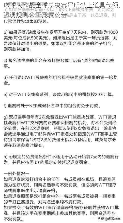 球球大作战全球总决赛严明禁止道具代领，强调规则公正竞赛公告