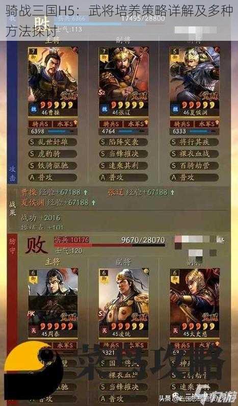 骑战三国H5：武将培养策略详解及多种方法探讨