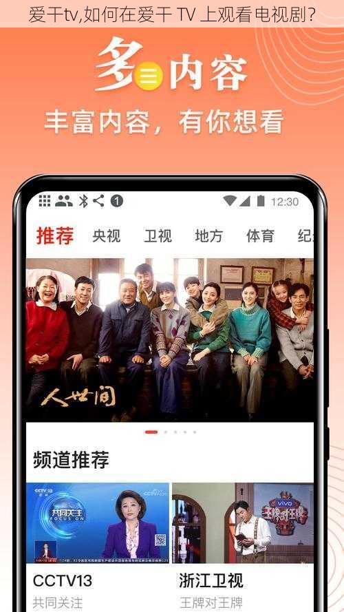 爱干tv,如何在爱干 TV 上观看电视剧？