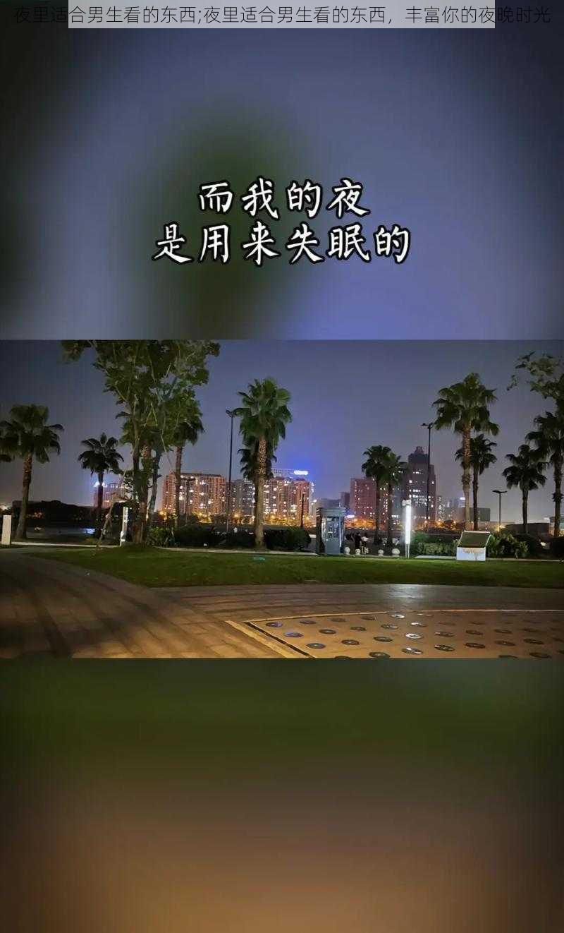 夜里适合男生看的东西;夜里适合男生看的东西，丰富你的夜晚时光