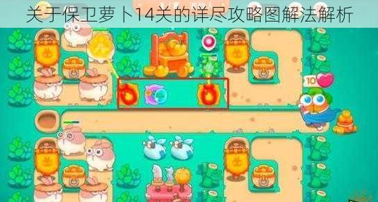 关于保卫萝卜14关的详尽攻略图解法解析