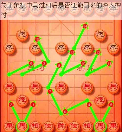 关于象棋中马过河后是否还能回来的深入探讨