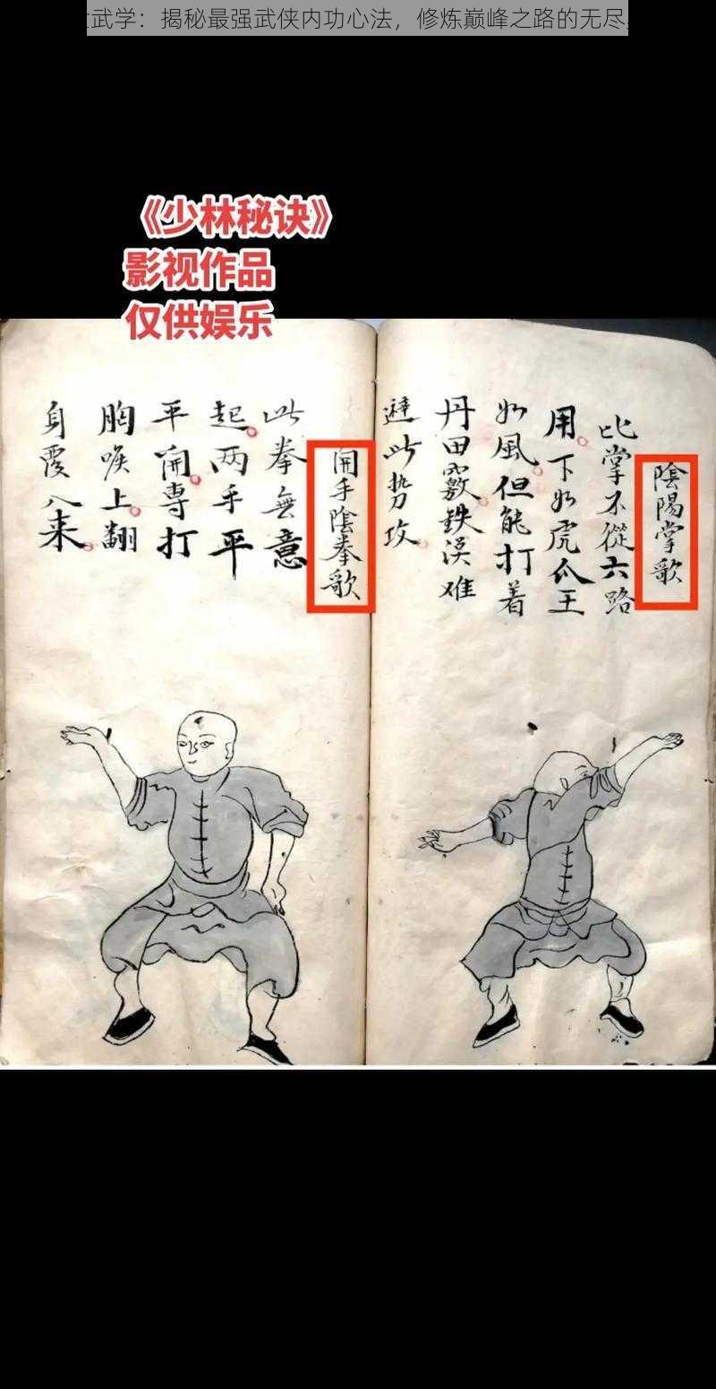 绝世武学:揭秘最强武侠内功心法,修炼巅峰之路的无尽奥秘