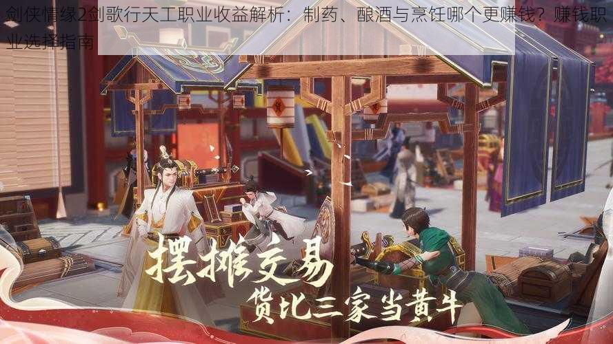剑侠情缘2剑歌行天工职业收益解析:制药、酿酒与烹饪哪个更赚钱?赚钱职业选择指南