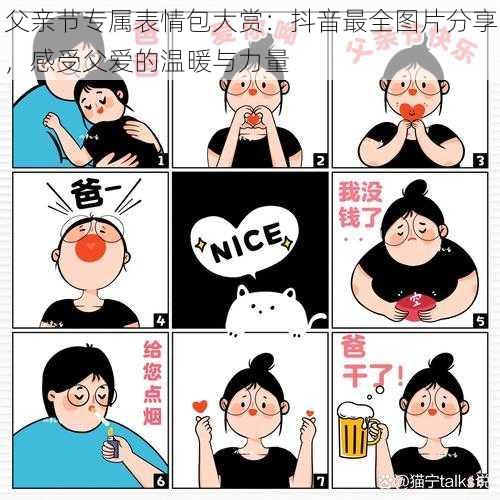 父亲节专属表情包大赏:抖音最全图片分享,感受父爱的温暖与力量