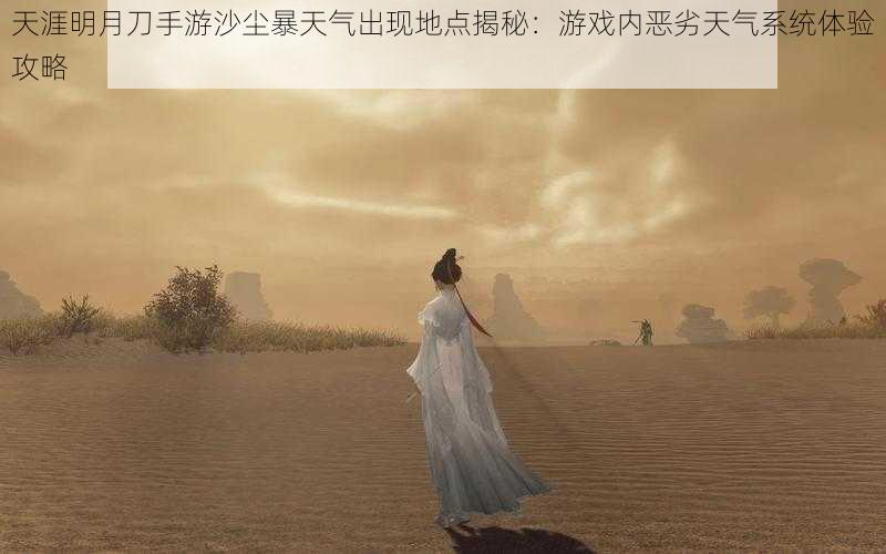 天涯明月刀手游沙尘暴天气出现地点揭秘:游戏内恶劣天气系统体验攻略