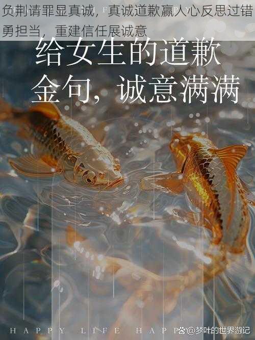 负荆请罪显真诚,真诚道歉赢人心反思过错勇担当,重建信任展诚意
