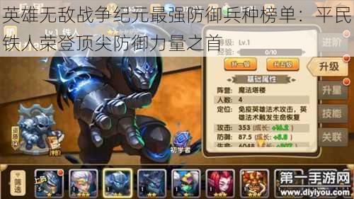 英雄无敌战争纪元最强防御兵种榜单:平民铁人荣登顶尖防御力量之首