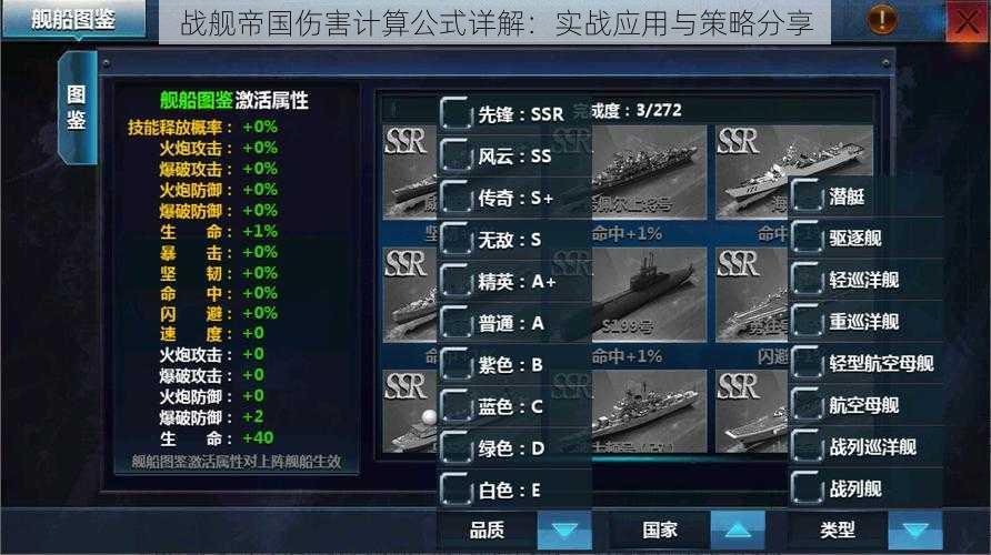 战舰帝国伤害计算公式详解:实战应用与策略分享
