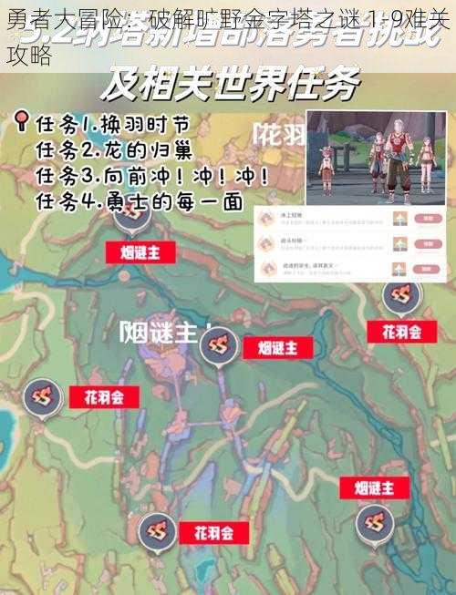 勇者大冒险:破解旷野金字塔之谜 1-9难关攻略