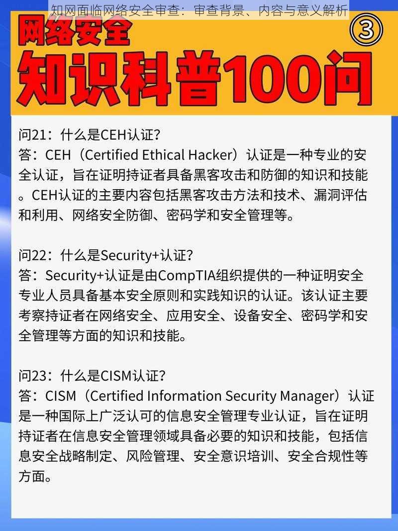 知网面临网络安全审查:审查背景、内容与意义解析