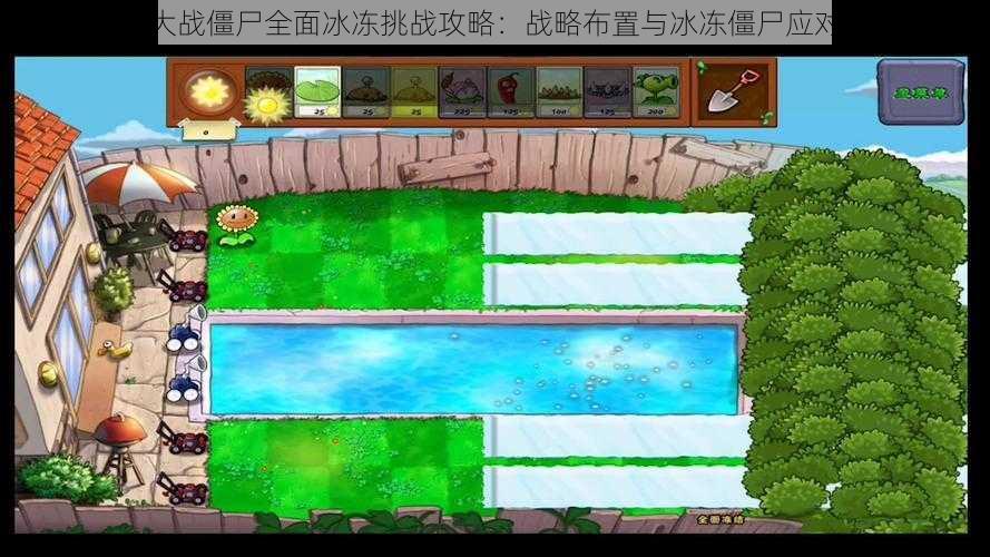 植物大战僵尸全面冰冻挑战攻略:战略布置与冰冻僵尸应对策略